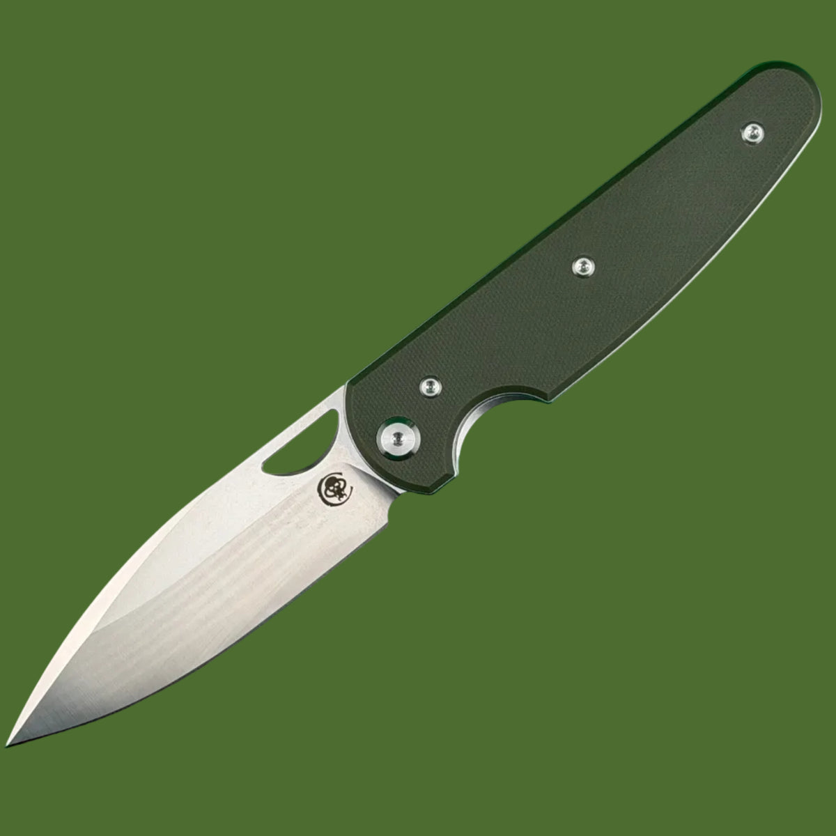 Chaves Blue Label Phase 229 Liner Lock OD Green G-10 (Belt Satin Finish)