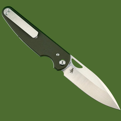 Chaves Blue Label Phase 229 Liner Lock OD Green G-10 (Belt Satin Finish)