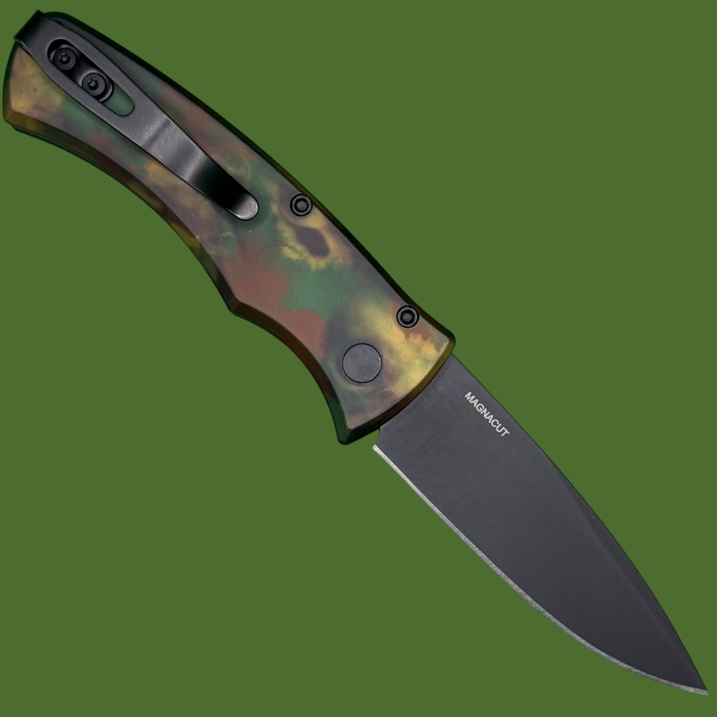 Protech Duke 2 Auto Woodland Camo and DLC DUKE2103-WOODLAND