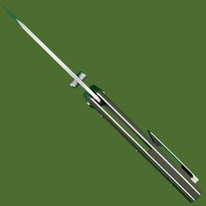 Chaves Blue Label Arrestor 229 Liner Lock OD Green G-10 (Belt Satin Finish)