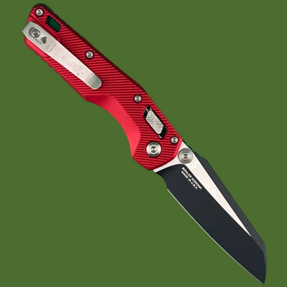 Microtech MSI Mini S/E Fluted Red Standard 210M-1 FLRD