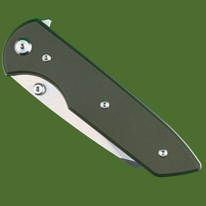 Chaves Blue Label Arrestor 229 Liner Lock OD Green G-10 (Belt Satin Finish)