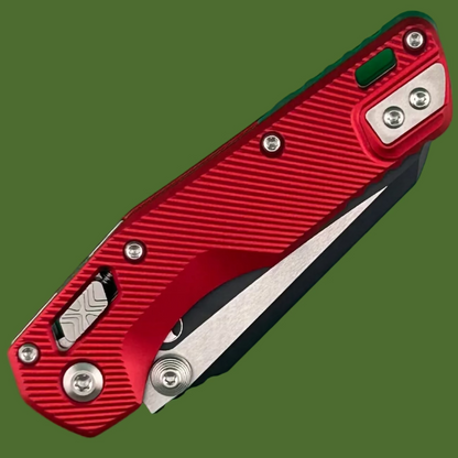 Microtech MSI Mini S/E Fluted Red Standard 210M-1 FLRD