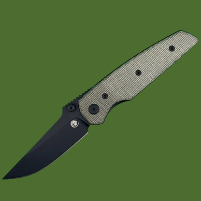 Chaves Blue Label Disciple Street Liner Lock Black Micarta (Black PVD)