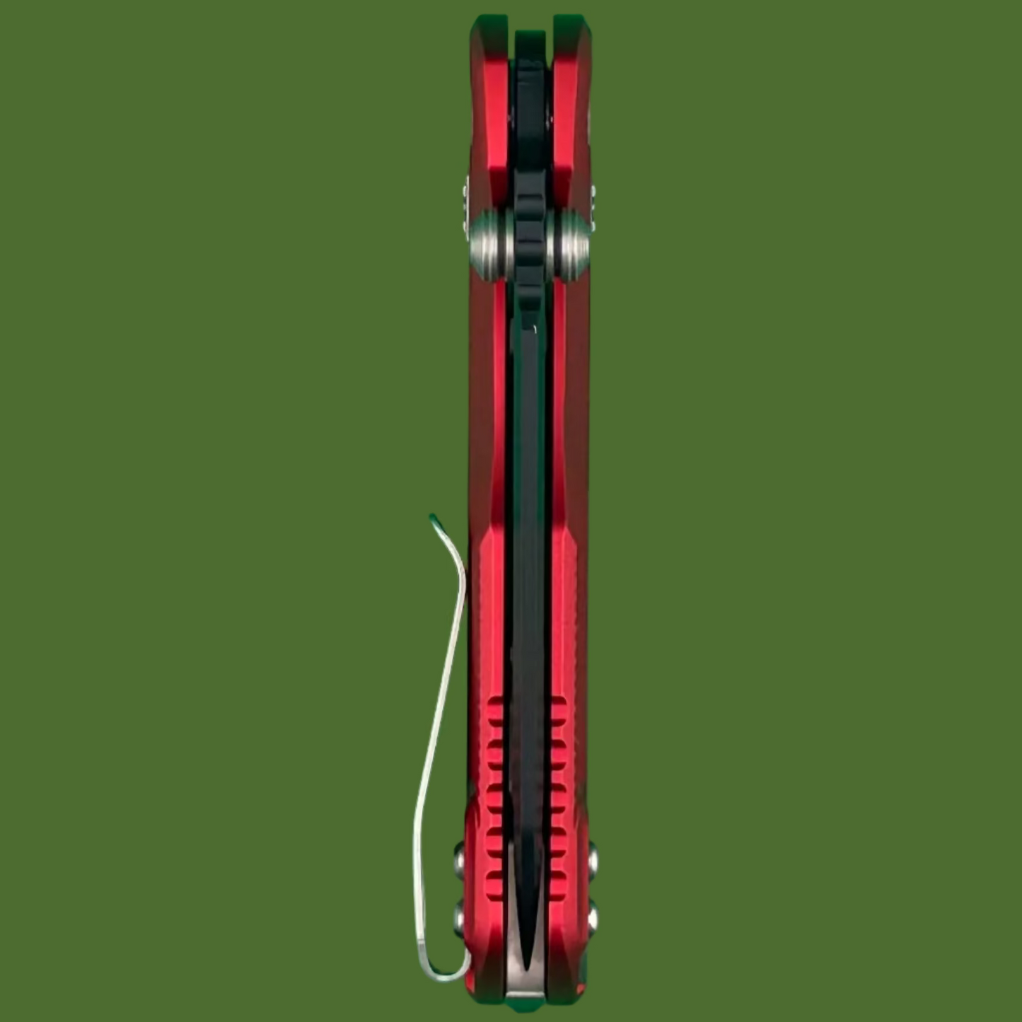 Microtech MSI Mini S/E Fluted Red Standard 210M-1 FLRD