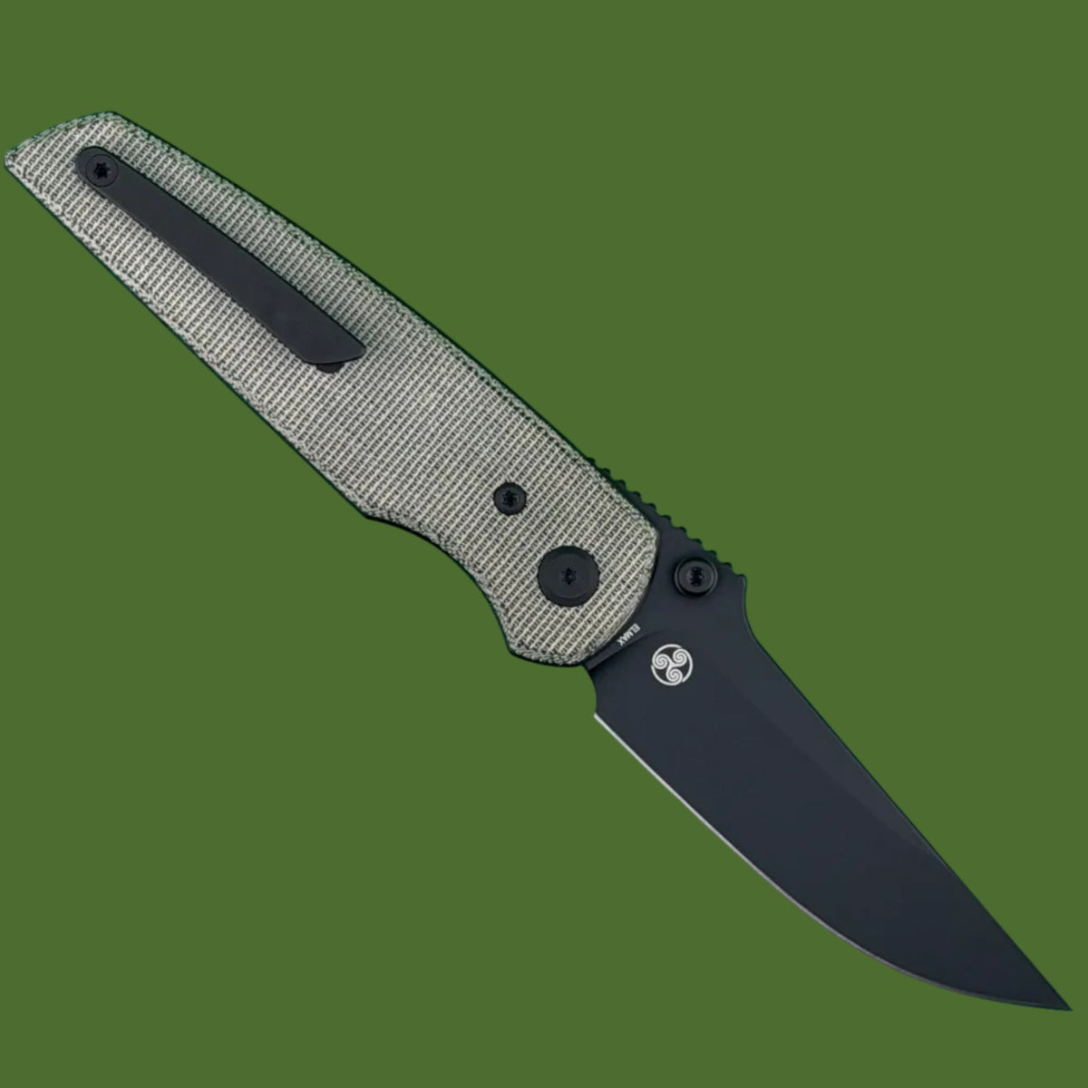 Chaves Blue Label Disciple Street Liner Lock Black Micarta (Black PVD)