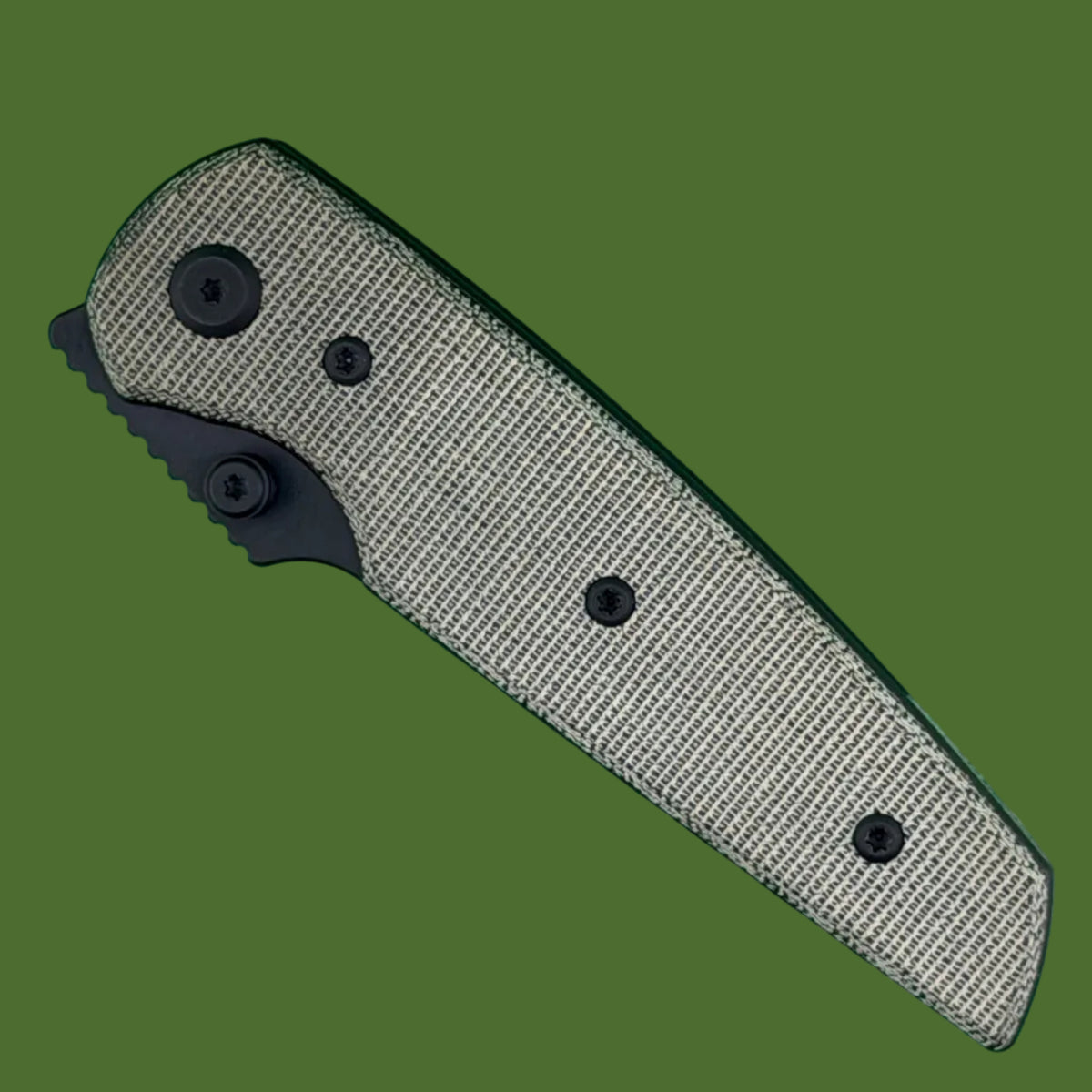 Chaves Blue Label Disciple Street Liner Lock Black Micarta (Black PVD)