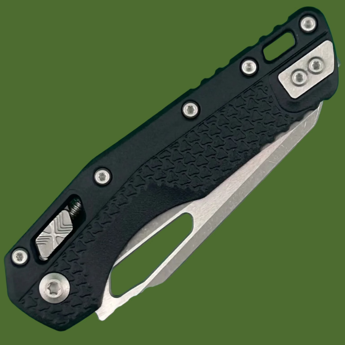 Microtech MSI S/E Tri-Grip Polymer Black Apocalyptic Standard 210T-10 APPMBK