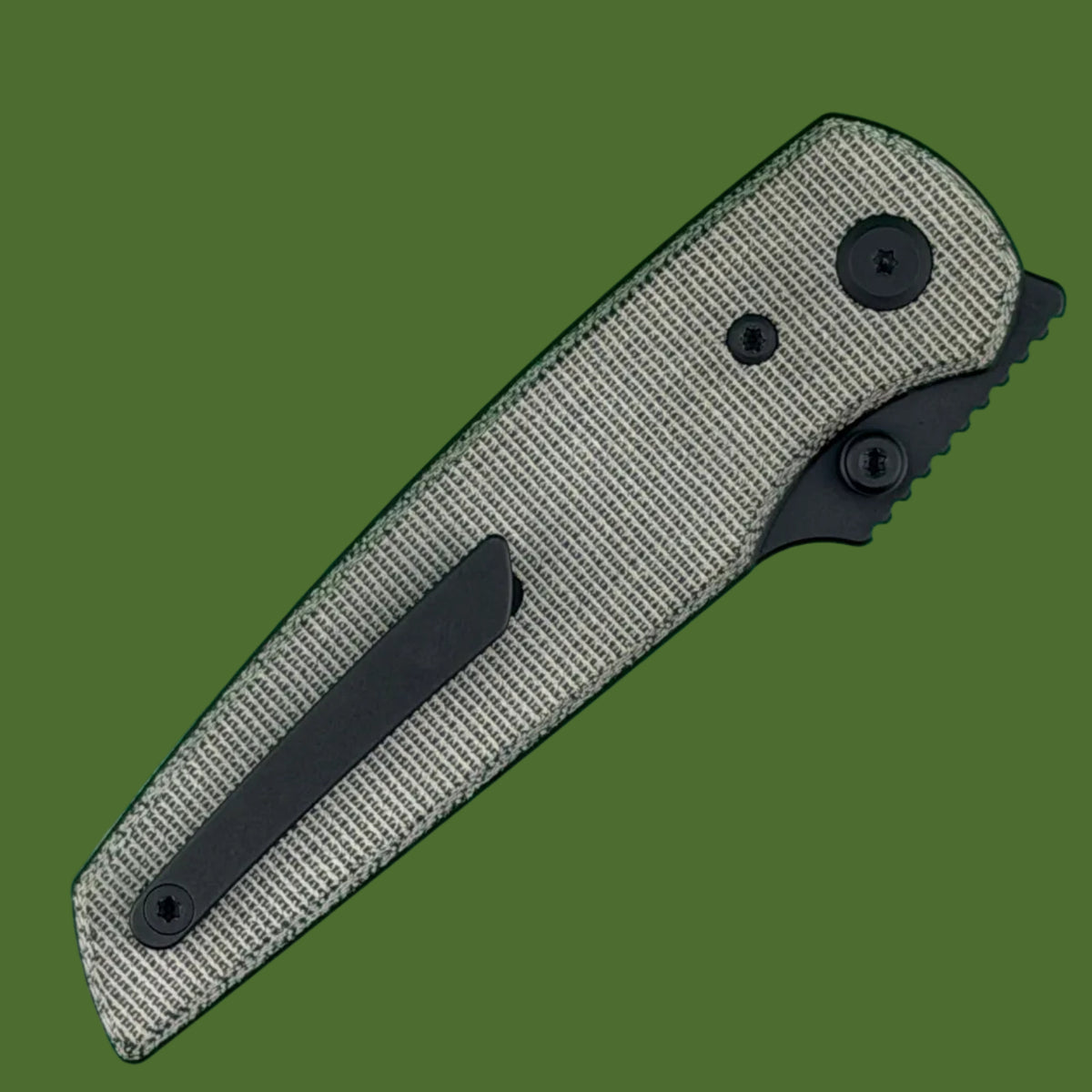 Chaves Blue Label Disciple Street Liner Lock Black Micarta (Black PVD)