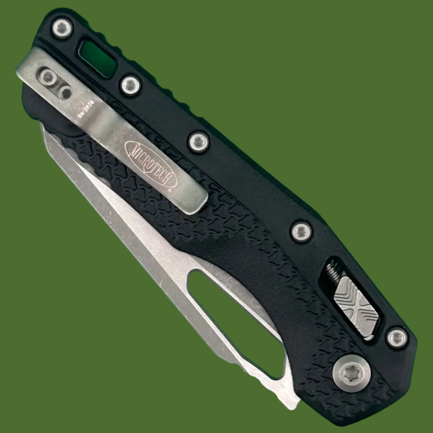 Microtech MSI S/E Tri-Grip Polymer Black Apocalyptic Standard 210T-10 APPMBK