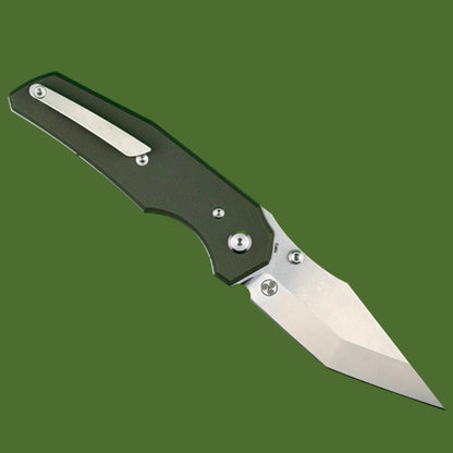 Chaves Blue Label Omega Street Liner Lock OD Green G-10 (Belt Finish Satin)