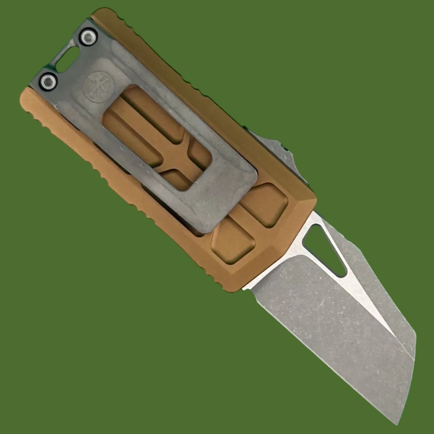 Microtech Exocet II Wharncliffe Tan Apocalyptic Standard 1156-10 APTA