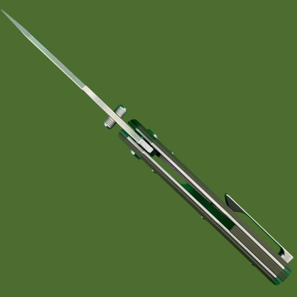 Chaves Blue Label Omega Street Liner Lock OD Green G-10 (Belt Finish Satin)