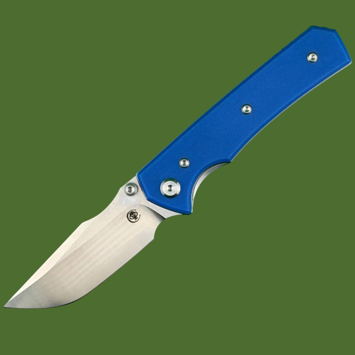Chaves Blue Label Arison Street Liner Lock Blue G-10 (Belt Finish Satin)