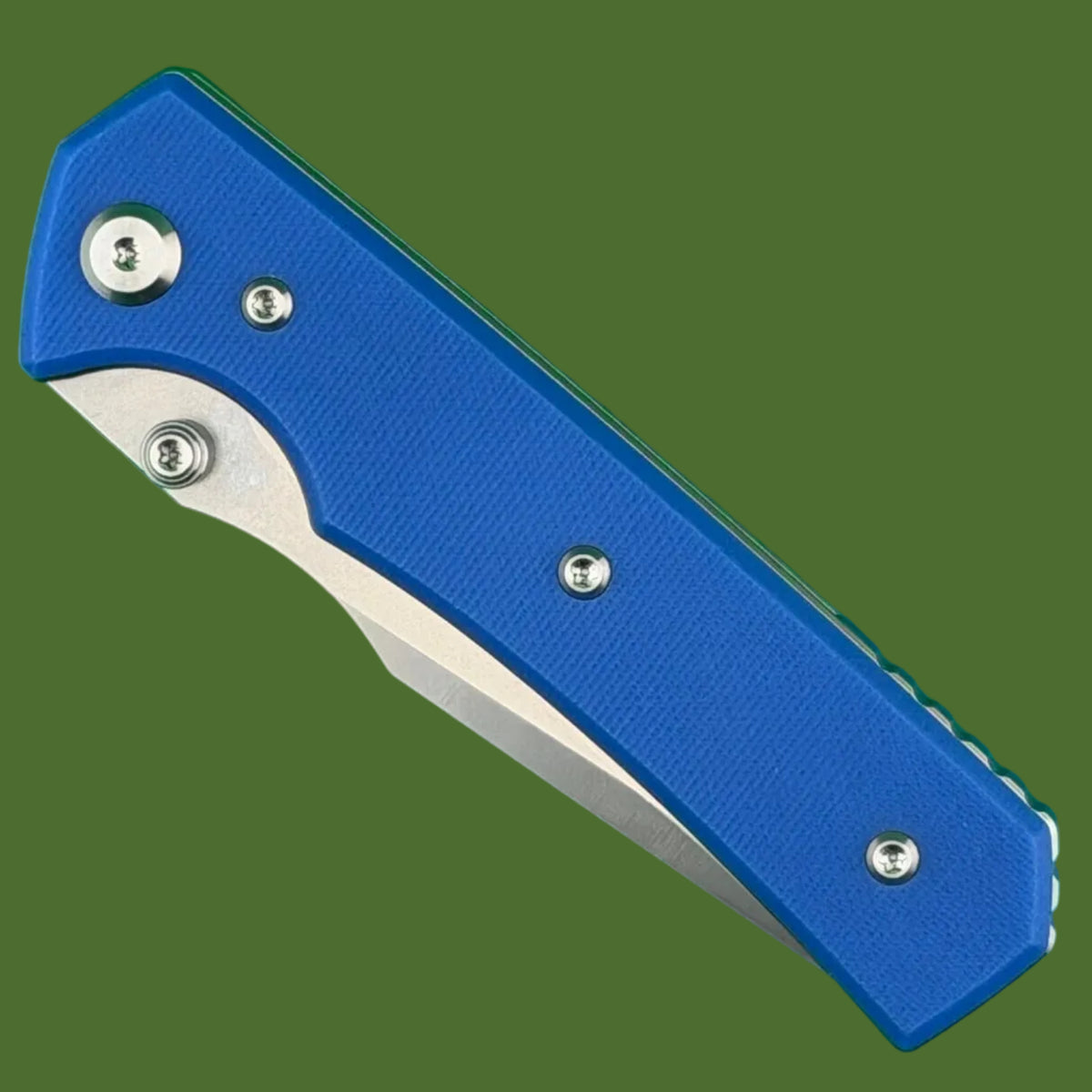 Chaves Blue Label Arison Street Liner Lock Blue G-10 (Belt Finish Satin)