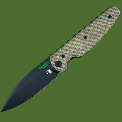 Chaves Blue Label Phase 229 Liner Lock Black Micarta (Black PVD)