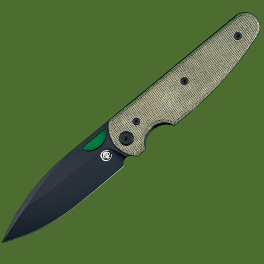 Chaves Blue Label Phase 229 Liner Lock Black Micarta (Black PVD)