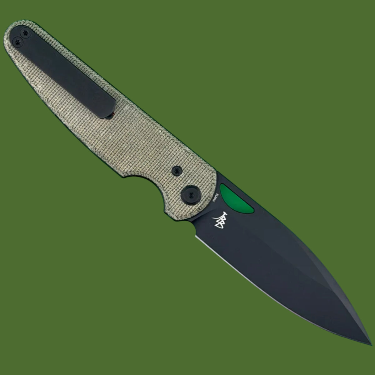 Chaves Blue Label Phase 229 Liner Lock Black Micarta (Black PVD)