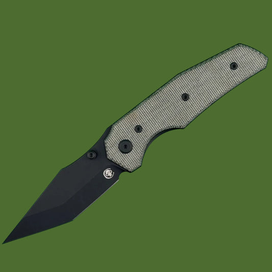 Chaves Blue Label Omega Street Liner Lock Black Micarta (Black PVD)
