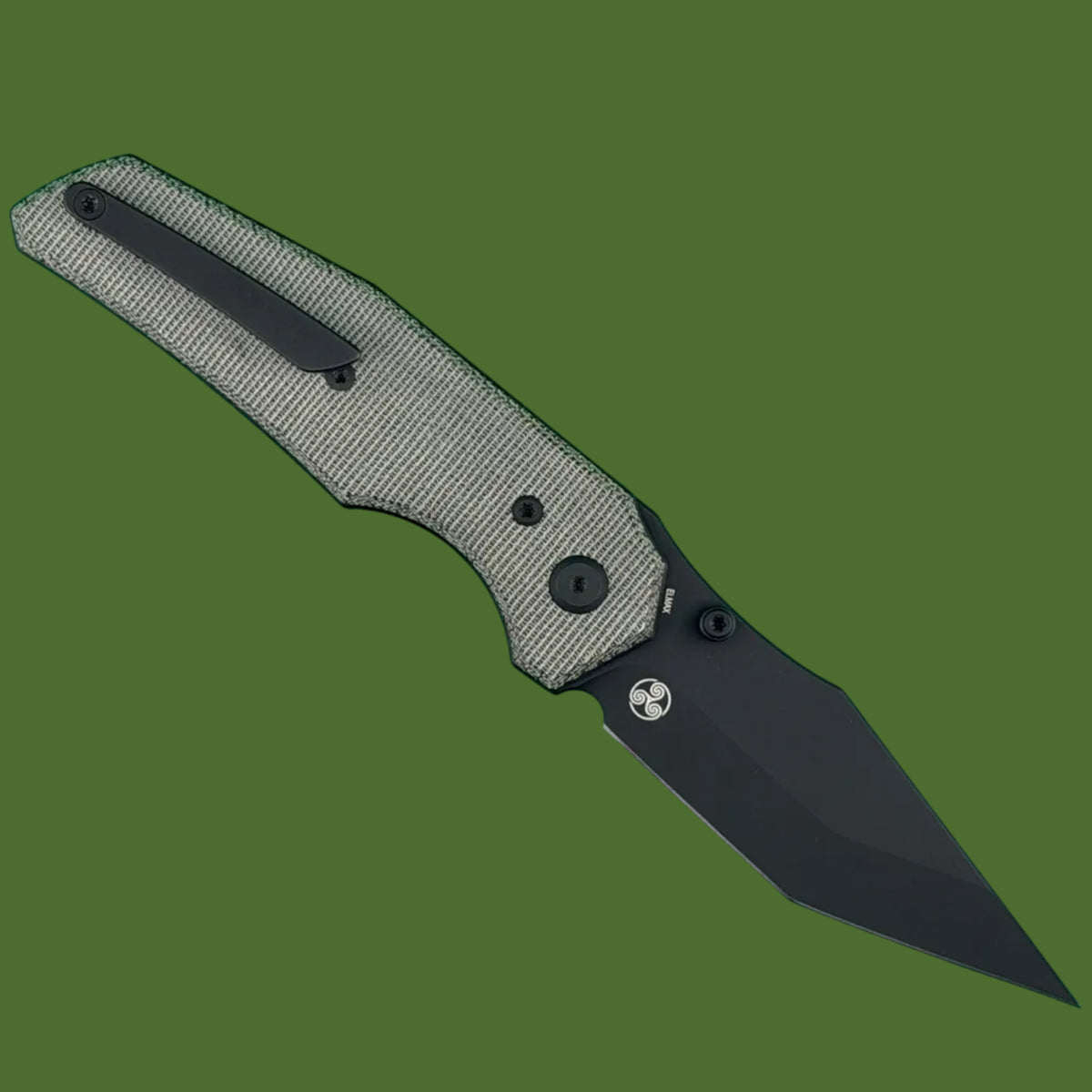 Chaves Blue Label Omega Street Liner Lock Black Micarta (Black PVD)