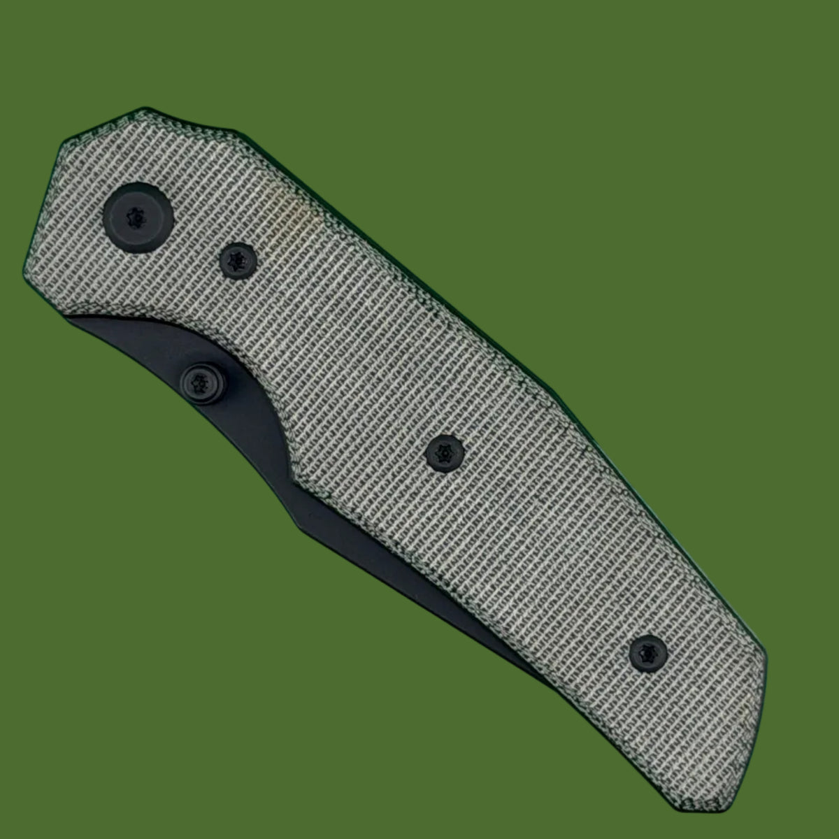 Chaves Blue Label Omega Street Liner Lock Black Micarta (Black PVD)