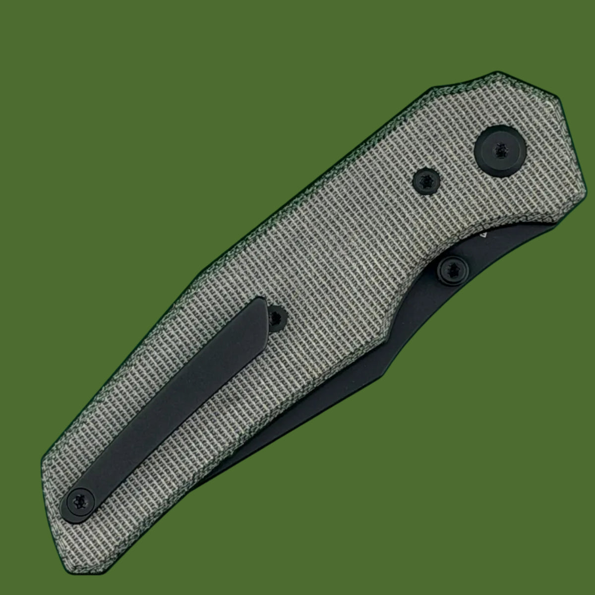 Chaves Blue Label Omega Street Liner Lock Black Micarta (Black PVD)