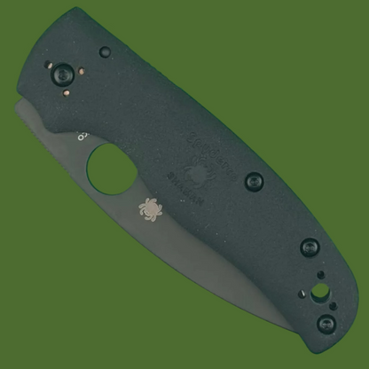 Spyderco Shaman Lightweight Black FRN Black BD1N