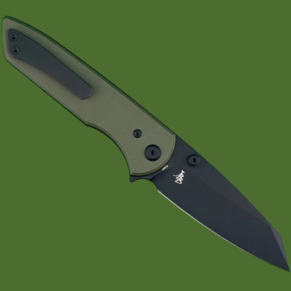 Chaves Blue Label Arrestor 229 Liner Lock OD Green G-10 (Black PVD)