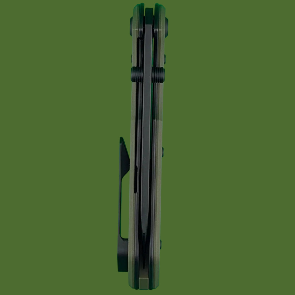 Chaves Blue Label Arrestor 229 Liner Lock OD Green G-10 (Black PVD)
