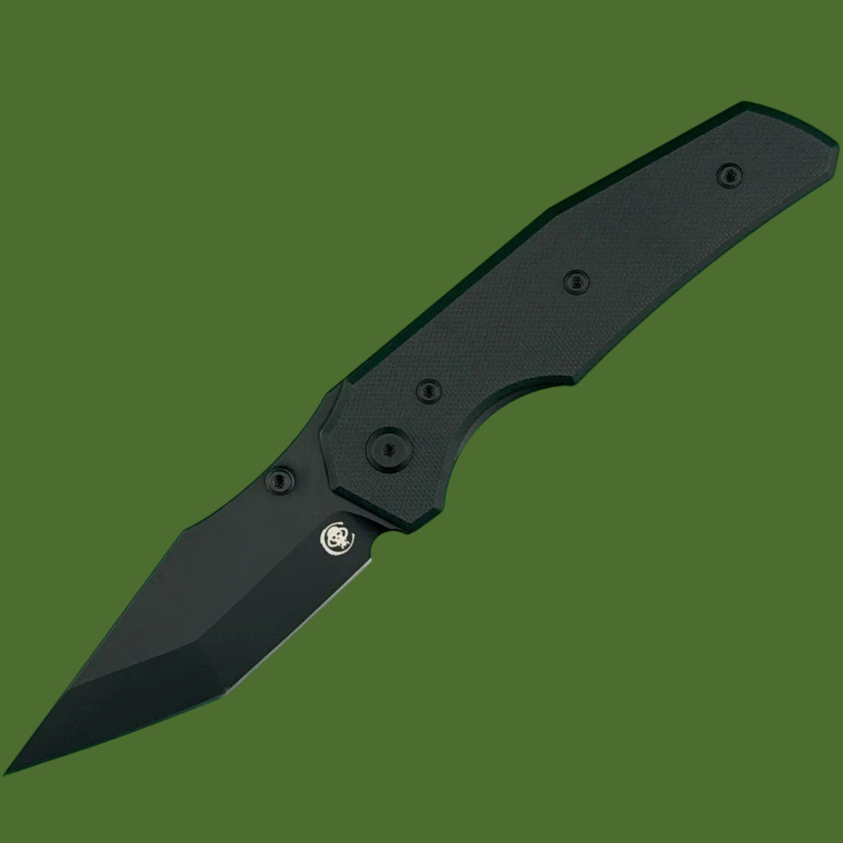 Chaves Blue Label Omega Street Liner Lock Black G-10 (Black PVD)