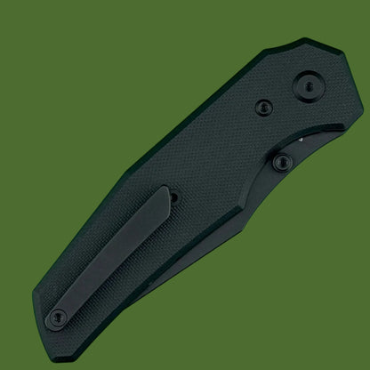 Chaves Blue Label Omega Street Liner Lock Black G-10 (Black PVD)