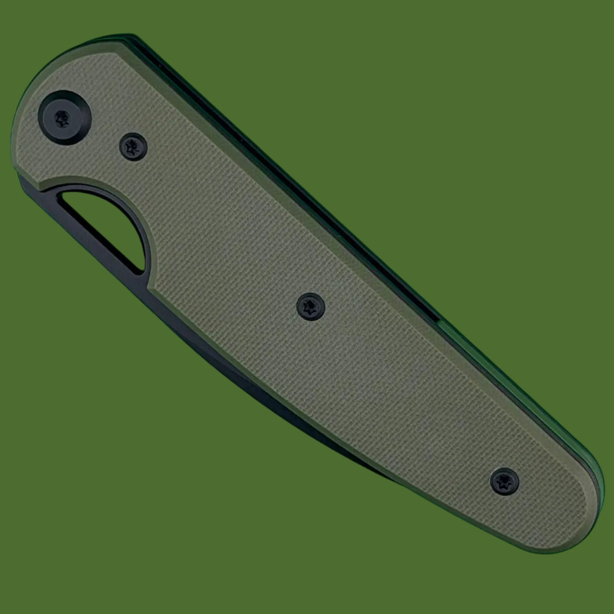 Chaves Blue Label Phase 229 Liner Lock OD Green G-10 (Black PVD)