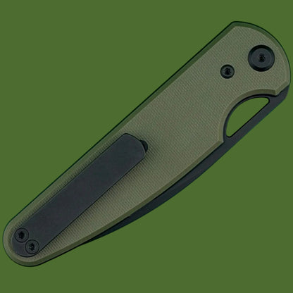 Chaves Blue Label Phase 229 Liner Lock OD Green G-10 (Black PVD)