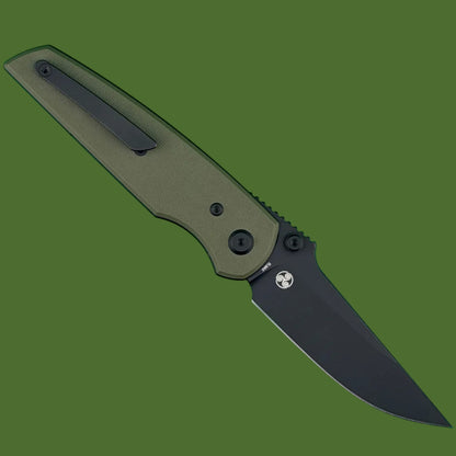 Chaves Blue Label Disciple Street Liner Lock OD Green G-10 (Black PVD)