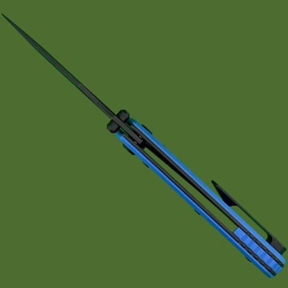 Chaves Blue Label Arison Street Liner Lock Blue G-10 (Black PVD)