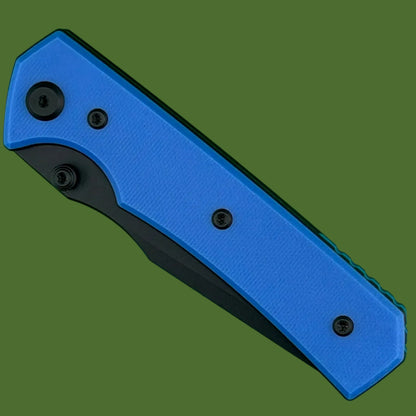 Chaves Blue Label Arison Street Liner Lock Blue G-10 (Black PVD)