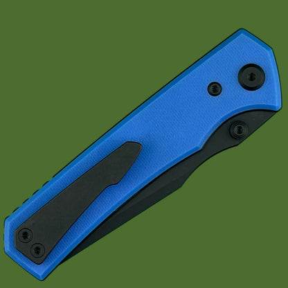 Chaves Blue Label Arison Street Liner Lock Blue G-10 (Black PVD)