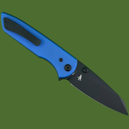 Chaves Blue Label Arrestor 229 Liner Lock Blue G-10 (Black PVD)