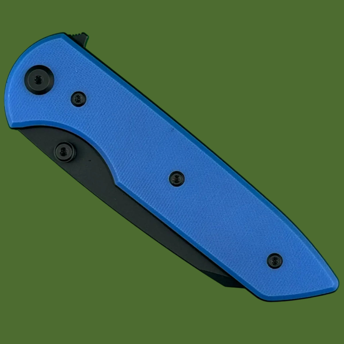 Chaves Blue Label Arrestor 229 Liner Lock Blue G-10 (Black PVD)