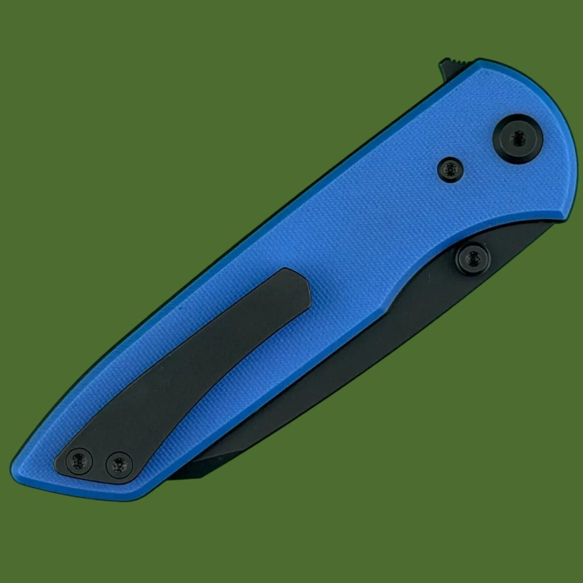 Chaves Blue Label Arrestor 229 Liner Lock Blue G-10 (Black PVD)
