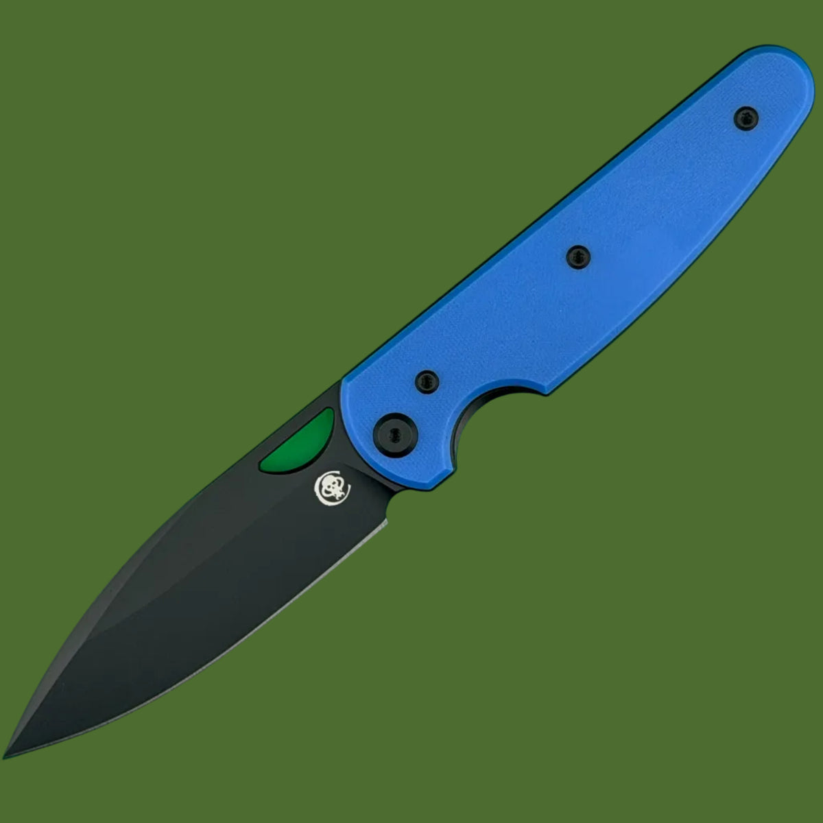 Chaves Blue Label Phase 229 Liner Lock Blue G-10 (Black PVD)