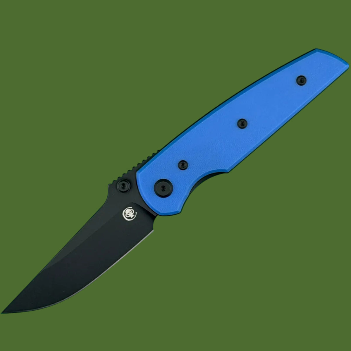 Chaves Blue Label Disciple Street Liner Lock Blue G-10 (Black PVD)