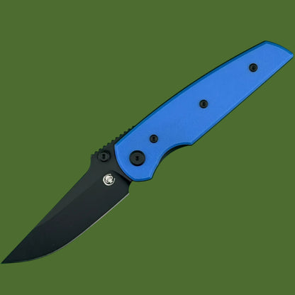 Chaves Blue Label Disciple Street Liner Lock Blue G-10 (Black PVD)