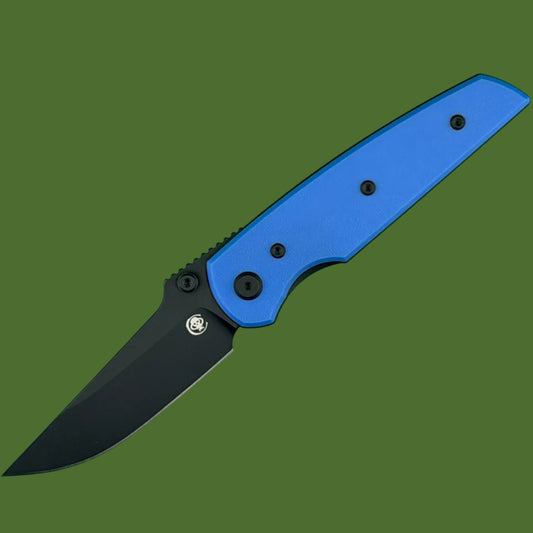 Chaves Blue Label Disciple Street Liner Lock Blue G-10 (Black PVD)