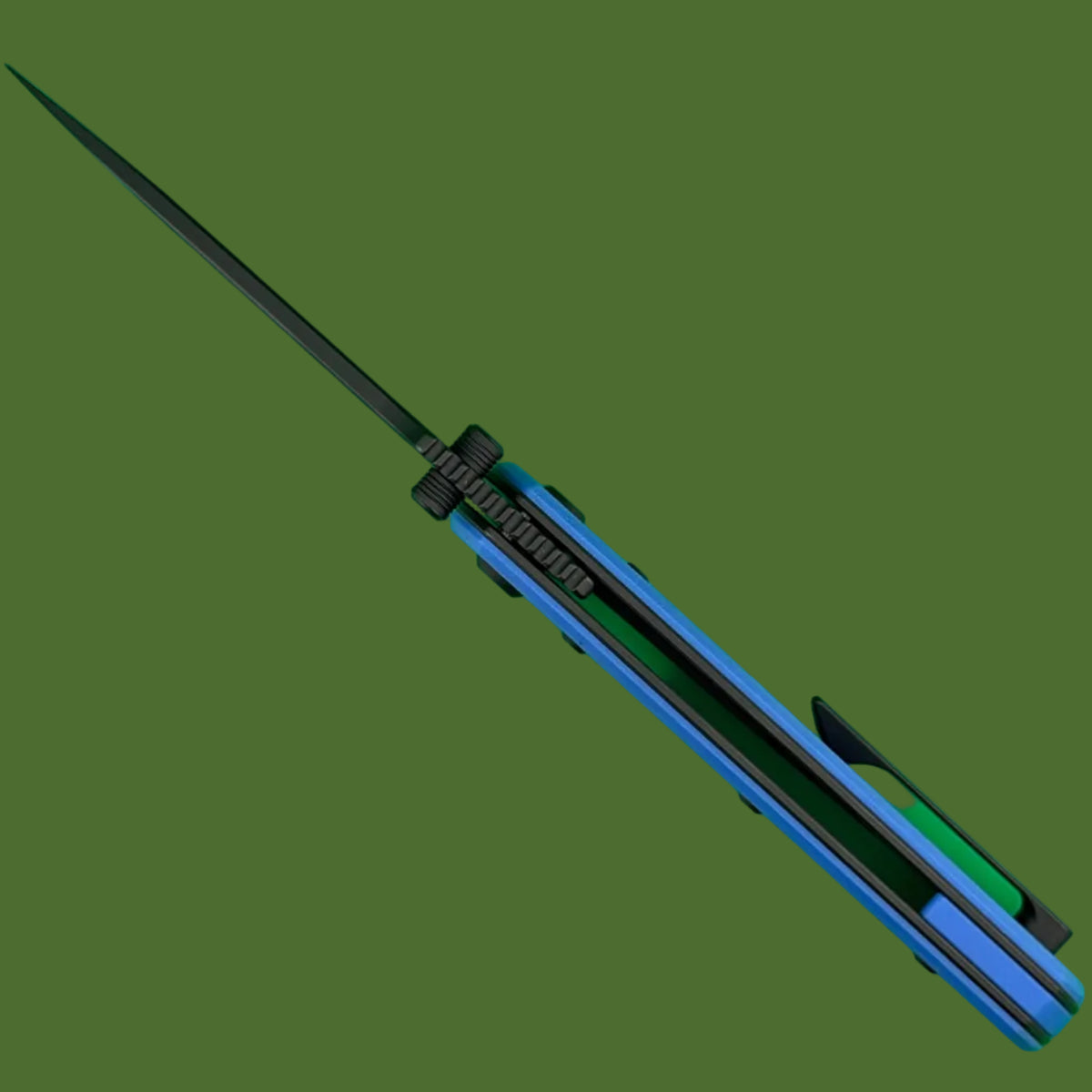Chaves Blue Label Disciple Street Liner Lock Blue G-10 (Black PVD)