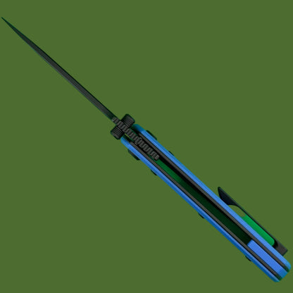 Chaves Blue Label Disciple Street Liner Lock Blue G-10 (Black PVD)