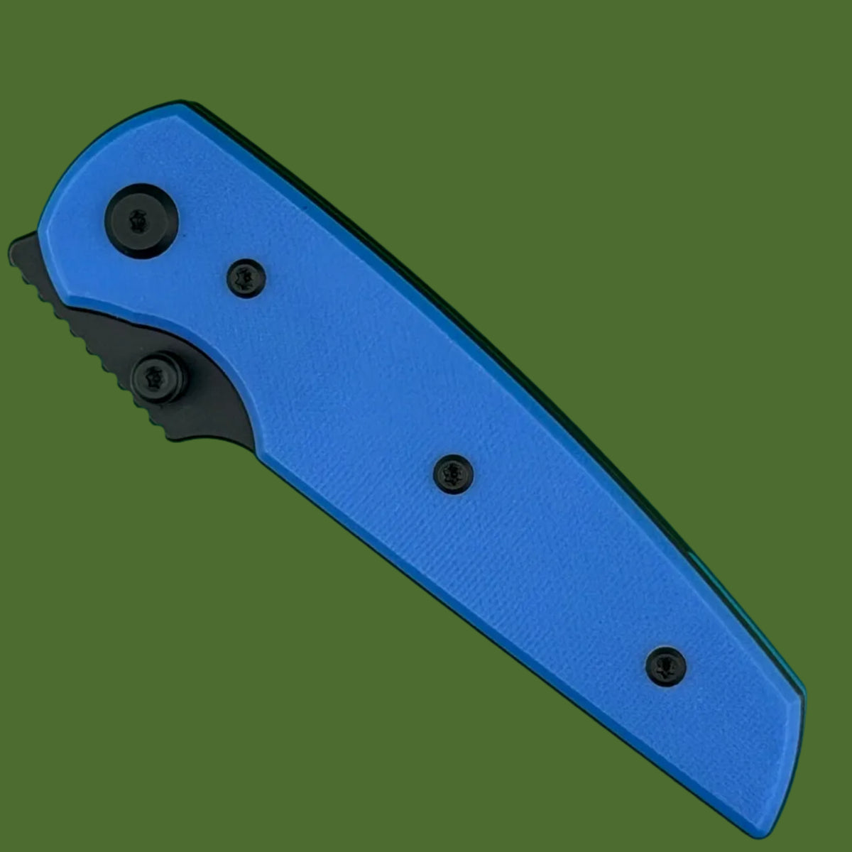 Chaves Blue Label Disciple Street Liner Lock Blue G-10 (Black PVD)