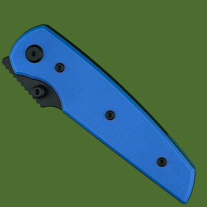Chaves Blue Label Disciple Street Liner Lock Blue G-10 (Black PVD)