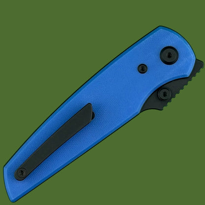 Chaves Blue Label Disciple Street Liner Lock Blue G-10 (Black PVD)