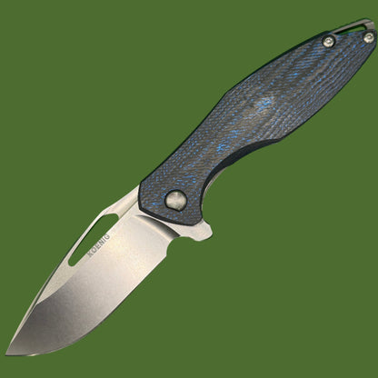 *Pre-Owned* Koenig Arius Gen 4 Flipper Marbled Blue Carbon Fiber